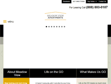 Tablet Screenshot of gomeadow-view.com